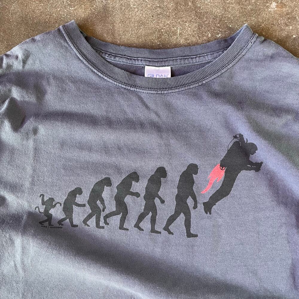 Vintage 2000s California space center evolution Astronaut T-shirt gildan 2XL